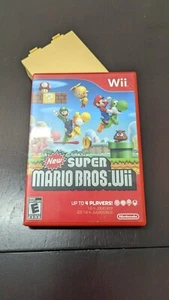 Nintendo Wii Game Super Mario Bros Console 2009 1-4 Players - Picture 1 of 3