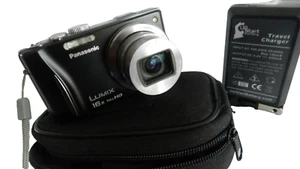PANASONIC LUMIX DMC ZS10 W/ GPS AND LEICA LENSES - Picture 1 of 8