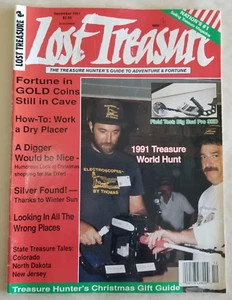 Lost Treasure Magazine December 1991 - Metal Detecting - Treasure Hunting - Picture 1 of 3
