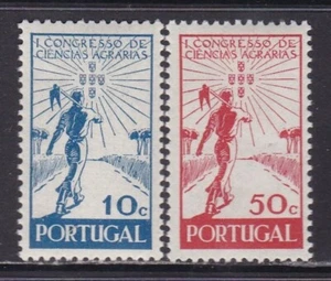 PORTUGAL - 1943 - YVERT 663/664 - Ciencias Agrarias - MNH - Imagen 1 de 2