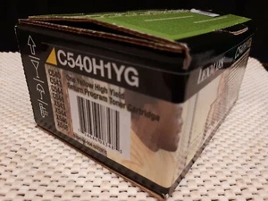 ORIGINAL versiegelter Lexmark C540H1YG One GELB Rückgabe-Toner mit hoher Kapazität - Bild 1 von 2