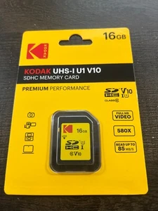 New Kodak 16gb SDHC Memory Card Premium Performance - Picture 1 of 2