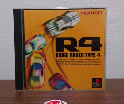 Ridge Racer Type 4 + MANUAL Japanese PS1 Sony Playstation FREE SHIP - Image 1 of 4