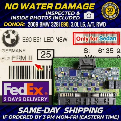 ✅ Footwell FRM2 09 BMW E90 328i 3.0L модуль управления освещением xDrive FRM II блок OEM - Изображение 1 из 4