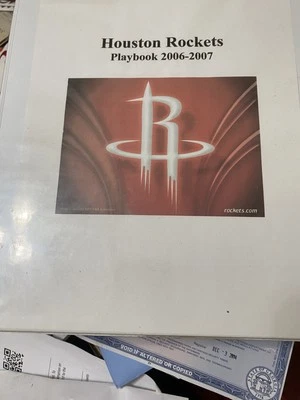 休斯顿火箭队 NBA Playbook 2006/2007 姚 TMAC 杰夫·范甘迪 正品 — 第 1/4 张图片