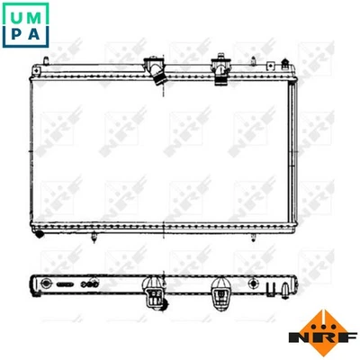 RADIATOR ENGINE COOLING 50442 FOR 4HT4HP4HR4HS 2.2L 4cyl - Image 1 of 4