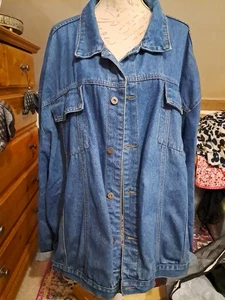 Jeansjacke Herren 5xl (81cm/@64 Brustumfang) Herzogsblau. Langarm - Bild 1 von 7