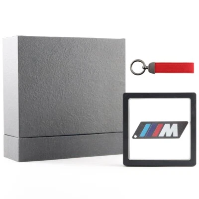 BMW M POWER100%Carbon Fiber Automobile motorcycle Keychain Keyring  gift — 第 1/4 张图片