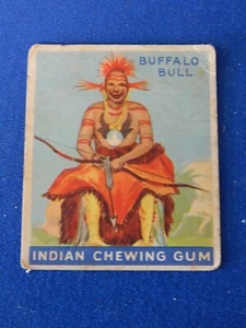 1933 Goudey Indian Gum 36 Buffalo Bull ~ Centered - Picture 1 of 2