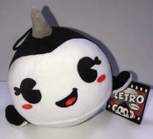Fiesta Retro Narval Florencia Peluche Negro 7" Juguete de Peluche Lovey NUEVO NUEVO CON ETIQUETAS - Imagen 1 de 8