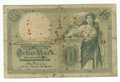 GERMANY BANKNOTE 10 MARK BERLIN 1906 - Image 1 of 2