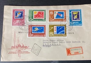 HUNGARY 1963 IMPERF FDC SPACE STAMP ON STAMP ROCKETS STAMPS ON STAMPS -S15072-1 - Picture 1 of 1