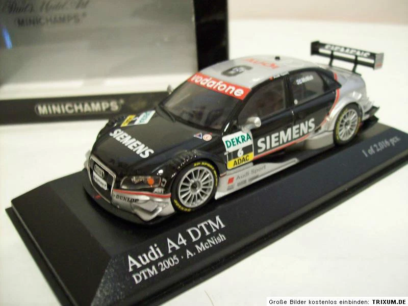 Minichamps 1/43 Audi A4 #6 DTM 2005 A McNish - Immagine 1 di 1