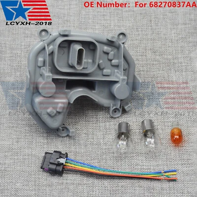 Right Side Rear Tail Light Bracket & Plug For 68270837AA Jeep Renegade 2015-2023 - Image 1 of 4