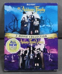 BLU RAY - THE ADDAMS FAMILY & ADDAMS FAMILY VALUES - BRAND NEW - Picture 1 of 2