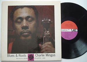 CHARLIE MINGUS Blues & Roots VG+ ATLANTIC 1305 Mono '61 press vinyl LP