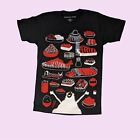  T-Shirt Studio Ghibli Spirited Away Food No-Face Cosplay Anime schwarz Herren Größe M