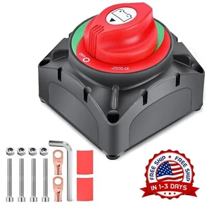 Interruptor de alta corriente de 600 A, 12 V, 24 V, 48 V para camión,Remolque RV - Picture 1 of 8