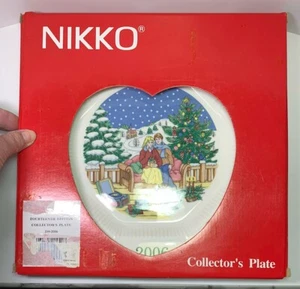 Nikko Christmastime Piatto da Collezione 14° Edizione Piatto Natalizio Ottagonale 2006 - Foto 1 di 15