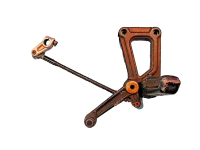 DUCATI OEM 91-98 750 900 SUPERSPORT SP COMPLETE LEFT FOOT PEG ASSMBLY & SHIFTER - Изображение 1 из 4