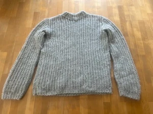Mega dicker 2kg Tiffy Mohair Grobstrick Pullover handgestrickt Wolle Rollkragen - Bild 1 von 5