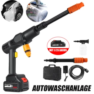 Batería Limpiador de Alta Presión Inalámbrico Coche Agua Limpiador de Presión Pistola Pulverizadora + Batería - Imagen 1 de 13