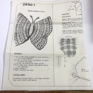 Patrón de almohada de mariposa ahumada - Imagen 1 de 3