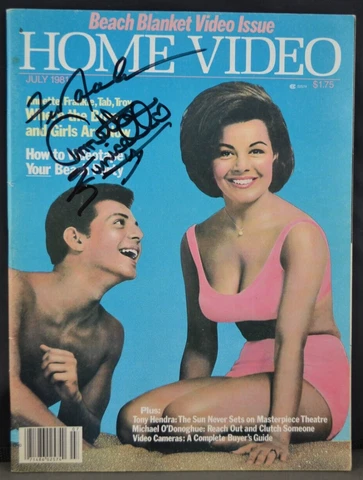 Annette Funicello Autographed Home Video July 1981 w/ JSA COA JSAP-47 Cover