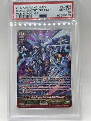 Holy Dragon Sanctuary Guard Imperial SP PSA 10 GEM MINT S01EN Cardfight Vanguard - Image 1 of 4
