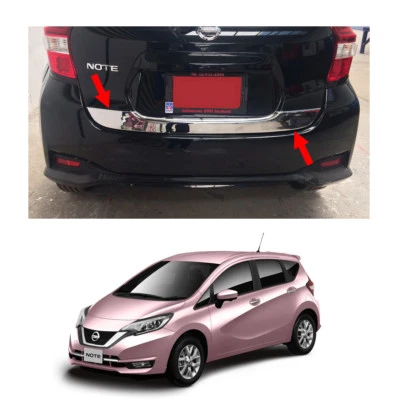 Se adapta a Nissan Versa Note 5 puertas 17 18 puerta trasera tapa exterior cubierta cromada inferior Foto 1 de 4