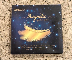 Magnetic Eyelashes 5 Pairs Reusable False Lashes And Eyeliner Waterprf. Qingco - Picture 1 of 4