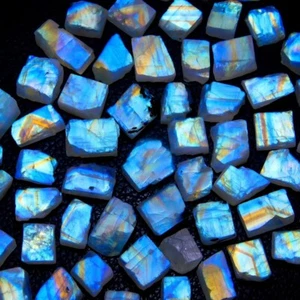 Natural Rainbow Moonstone Rock Rough slab Tiles Gemstone Wholesale Lot - Picture 1 of 4