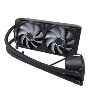 240mm Integrated Computer CPU Liquid Cooler Integrated Dual PWM 120mm ARGB Wa CB - Afbeelding 1 van 24