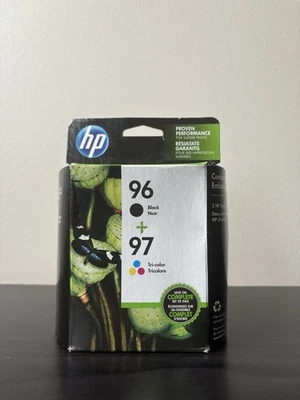 Paquete combinado de cartuchos de impresión de inyección de tinta HP 96/97 (C9353FN#140) nuevos caducados en marzo de 2019 Foto 1 de 4