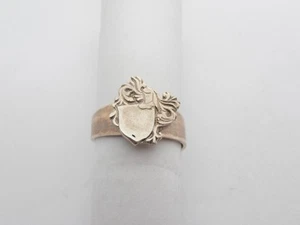 Blasone : Anello in Argento 925 con Scudo - Stemma Nobiliare - Araldica - Fregio - Picture 1 of 4