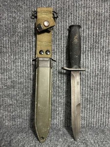 1980's German Made US M3 Style Carl Eickhorn Combat Fighting Knife & Scabbard - Picture 1 of 13