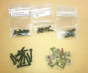 82 - 92 TRANS AM CAMARO CENTER CONSOLE MOUNTING KIT - CORRECT TORX / STAR SCREWS - Bild 1 von 2