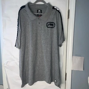 Ecko UNLTD vintage Y2K Big & Tall Polo Shirt. Logo On Sleeve & Front Size 5XL - Picture 1 of 6