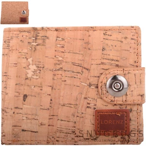 Mens / Gents RFID Protected Cork Credit Card / Money / Coin Holder / Wallet - Picture 1 of 7