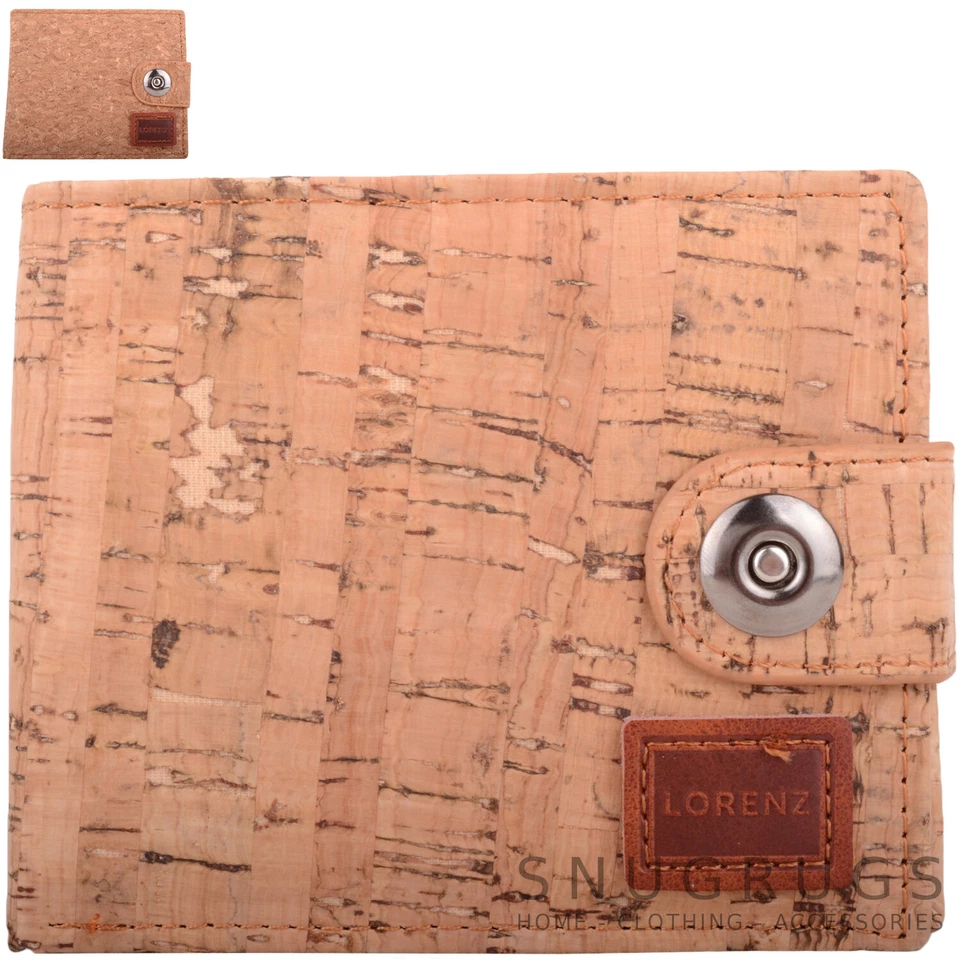 Mens / Gents RFID Protected Cork Credit Card / Money / Coin Holder / Wallet - Image 1 of 1