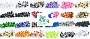 Cuentas para atar moscas de tungsteno oliva Blue Wing - Paquete de 25 - Imagen 1 de 32