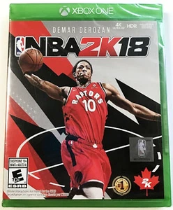 NEW NBA 2K18 Microsoft Xbox One Video Game Demar Derozan Cover basketball xb1 - Picture 1 of 1