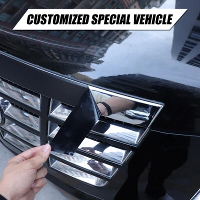 Матовая верхняя хромированная виниловая решетка подходит для Cadillac Escalade 2007-2014 - Изображение 1 из 4