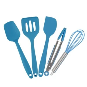 Mini Spatula And Mini Kitchen Utensil Set Small Fivepiece Set Tiny Silicone Kids - Picture 1 of 7