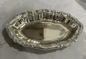 Vintage ECKO International silver plated serving dish 8"x5" - Picture 1 of 5