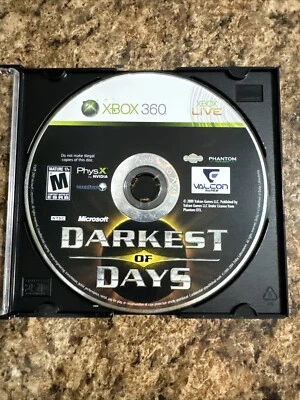 Darkest of Days (Microsoft Xbox 360, 2009) Disc Only Tested - Image 1 of 2