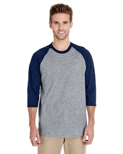 Gildan Adult Heavy Cotton Preshrunk 5.3 oz. Raglan Sleeves T-Shirt G570 XS-3XL - Picture 1 of 15