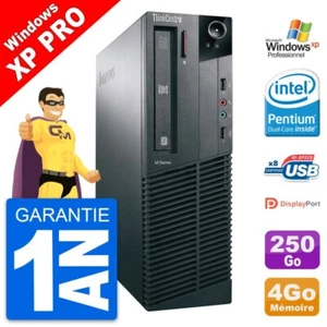 PC Lenovo ThinkCentre M82 SFF Intel G630 RAM 4Go Disque 250Go Windows XP - Photo 1/8