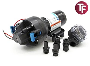 Jabsco P501J-118S-3A ParMax Diaphragm Pump Heavy Duty Pressure Control 3/4" 12v - Picture 1 of 12