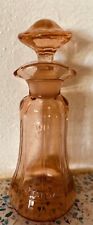 Vintage Glass Heisey Pink #352 Pink 7” French Cruet Oil Vinegar Dispenser Bottle